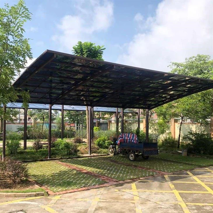 Polycarbonate Aluminum Alloy Outdoor Carports For Villa